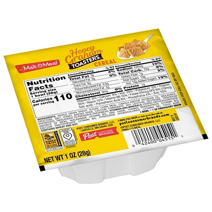 Honey Graham Squares Honey Graham Toasters Cereal, 96 x 1 oz Case - DOT product image 2