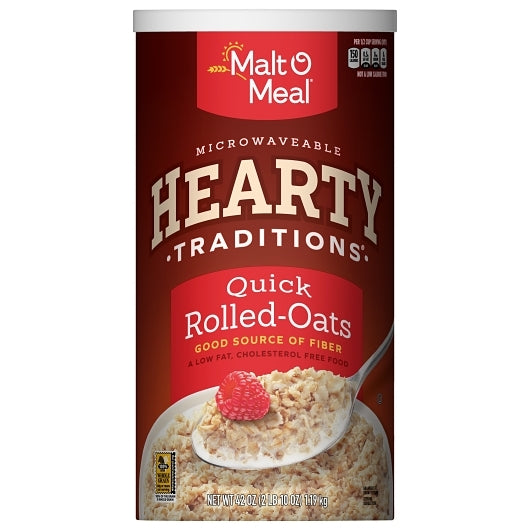 Malt O Meal Quick Cooking Rolled Oats, 12 x 42 oz Case - DOT product image 2