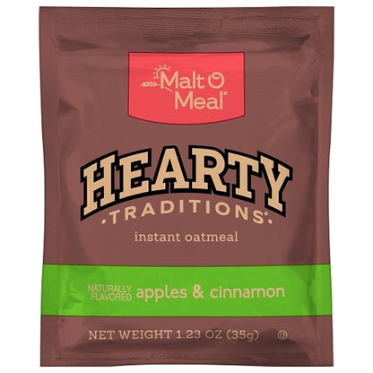 Hearty Traditions Apple Instant Apple & Cinnamon Oatmeal, 200 x 1.23 oz Case - DOT product image 3