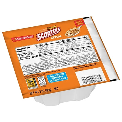 Malt O Meal Honey Scooters Cereal, 48 x 2 oz Case - DOT product image 3