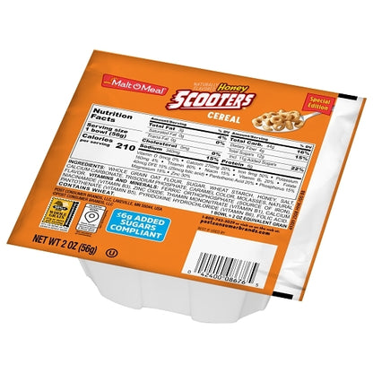 Malt O Meal Honey Scooters Cereal, 48 x 2 oz Case - DOT product image 4