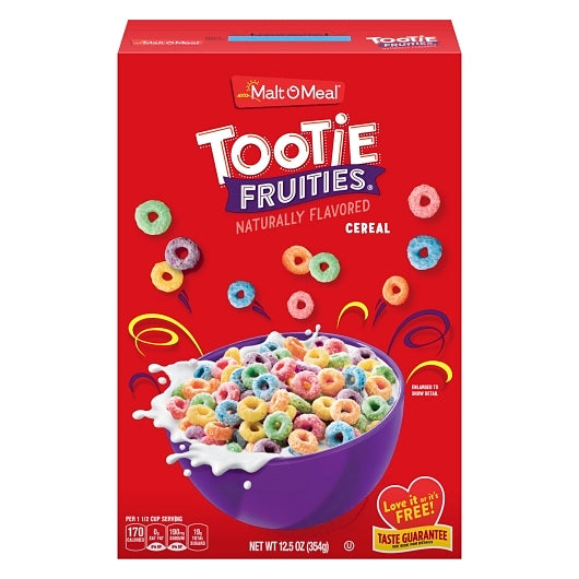 Malt-O-Meal Tootie Fruities Cereal, 14 x 12.5 oz Case - Breakfast Foods