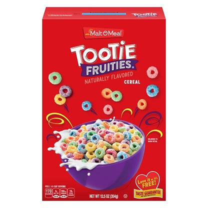 Malt-O-Meal Tootie Fruities Cereal, 14 x 12.5 oz Case - Breakfast Foods