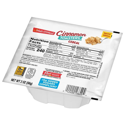 Malt O Meal Cinnamon Toasters Cereal, 48 x 2 oz Case - DOT product image 5