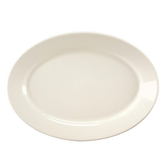 Homer Laughlin Oval Platter 6 1/8 in X 4 3/8 in Undecorated, 1 x 3 DZ Case - Serving Trays Platters