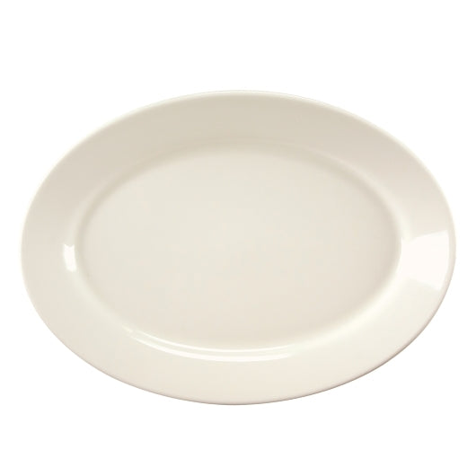 Homer Laughlin Oval Platter 7 1/4 in X 5 in Undecorated, 1 x 3 DZ Case - Serving Trays Platters