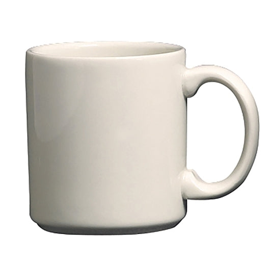 Homer Laughlin Mug 3 in X 3 1/2 in (9 oz) Undecorated, 1 x 3 DZ Case - Glassware & Drinkware
