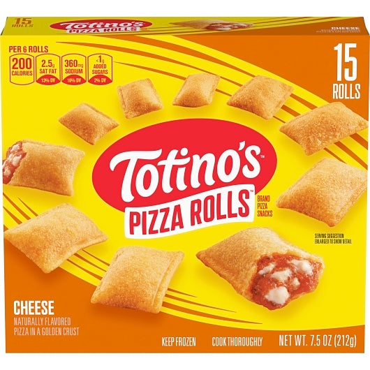 Totino's Cheese Pizza Roll, 12 x 7.5 oz Case - Prepared Foods