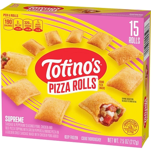 Totino's Supreme Pizza Roll, 12 x 7.5 oz Case - DOT product image 7