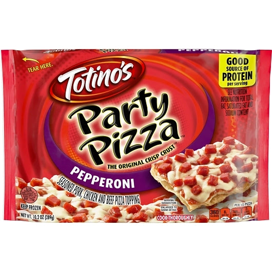 Totino's Pepperoni Party Pizza, 14 x 10.2 oz Case - DOT product image 3