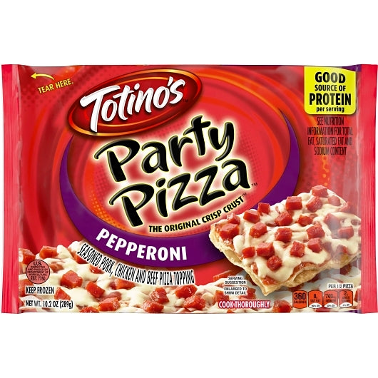 Totino's Pepperoni Party Pizza, 14 x 10.2 oz Case - DOT product image 5