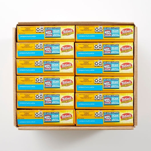 Totino's Cheese Pizza Roll, 12 x 7.5 oz Case - GS1 open-case image