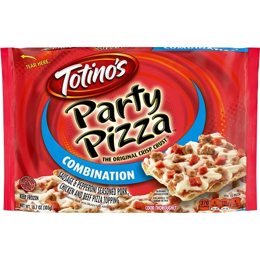Totino's Combination Party Pizza, 14 x 10.7 oz Case - DOT product image 4