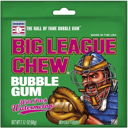 Big League Watermelon Pouch, 9 x 12 x 2.12 oz Case - Candy & Confections