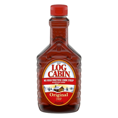 Log Cabin Original Syrup Bottle, 12 x 12 fl oz Case - Condiments & Sauces