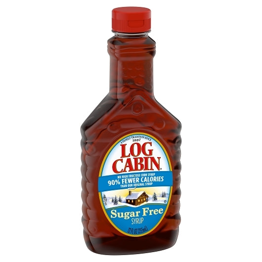 Log Cabin Sugar Free Syrup Bottle, 12 x 12 fl oz Case - DOT product image 3