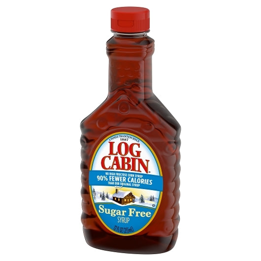 Log Cabin Sugar Free Syrup Bottle, 12 x 12 fl oz Case - DOT product image 4