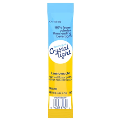 Crystal Light Lemonade Beverage On The Go, 12 x 10 x 0.14 oz Case - Beverages