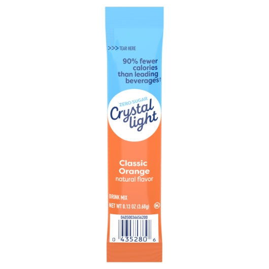 Crystal Light Beverage on the Go Sunrise Orange, 12 x 10 x 0.13 oz Case - Beverages
