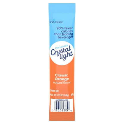 Crystal Light Beverage on the Go Sunrise Orange, 12 x 10 x 0.13 oz Case - Beverages