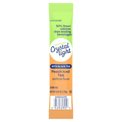 Crystal Light BEVERAGE ON THE GO PEACH TEA, 12 x 10 x 0.07 oz Case - DOT product image 3