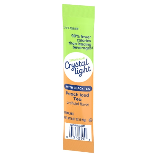 Crystal Light BEVERAGE ON THE GO PEACH TEA, 12 x 10 x 0.07 oz Case - DOT product image 8