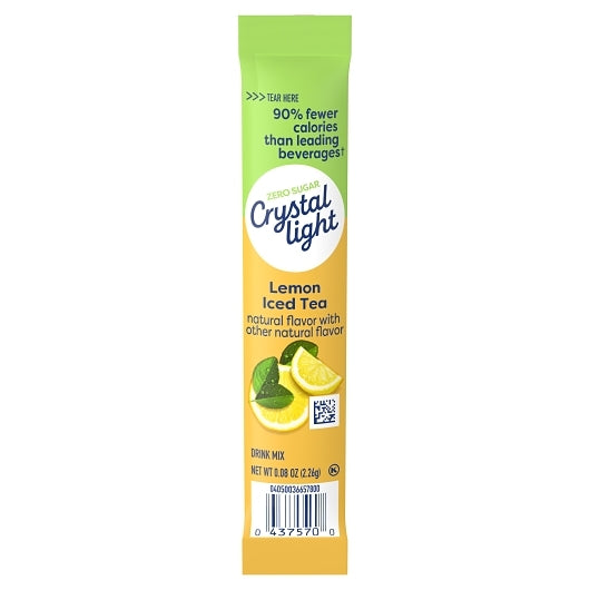 Crystal Light On The Go Iced Tea Beverage Mix, 4 x 30 x 2.26 GR Case - Front/center packaged product image