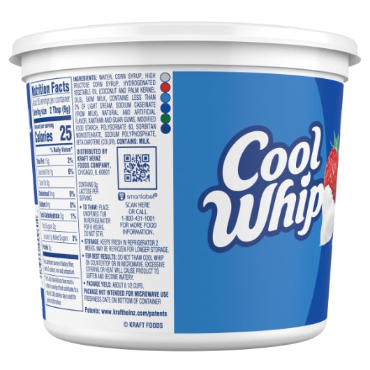 Cool Whip Regular Topping, 12 x 16 oz Case - DOT product image 5