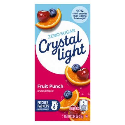 Crystal Light Fruit Punch Beverage Mix, 12 x 57 GR Case - DOT product image 2
