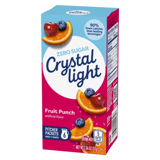 Crystal Light Fruit Punch Beverage Mix, 12 x 57 GR Case - DOT product image 5