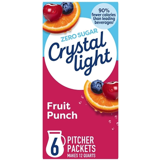 Crystal Light Fruit Punch Beverage Mix, 12 x 57 GR Case - DOT product image 4