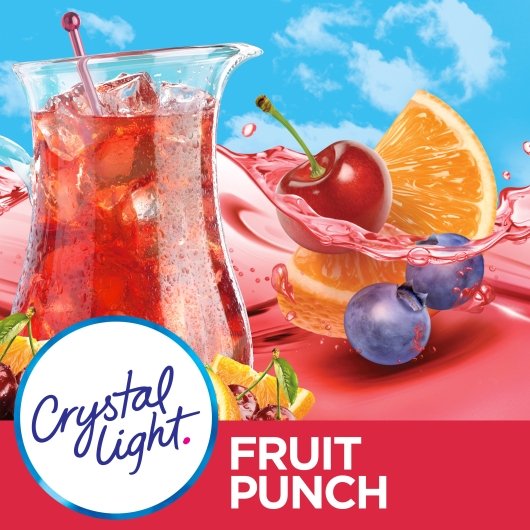 Crystal Light Fruit Punch Beverage Mix, 12 x 57 GR Case - DOT product image 3