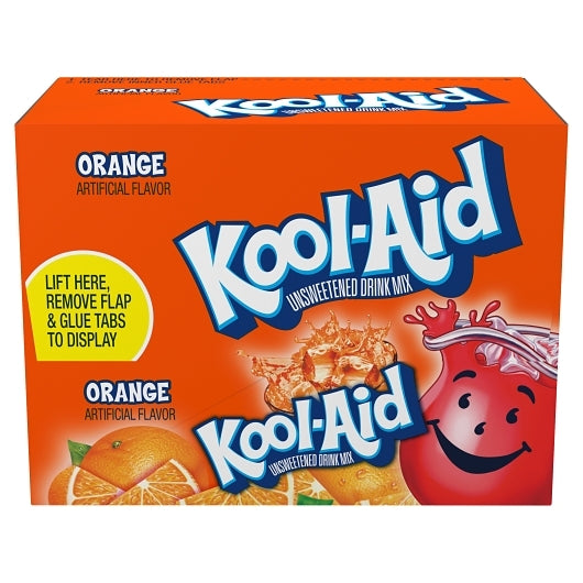 Kool-Aid Orange Beverage, 192 x 0.15 oz Case - Beverages