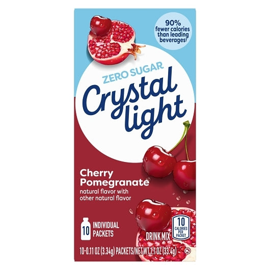 Crystal Light Cherry Pomegranate Beverage On The Go, 12 x 10 x 0.11 oz Case - DOT product image 4