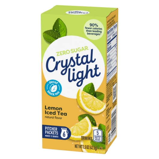 Crystal Light Iced Tea Decaf Beverage Mix, 12 x 1.5 oz Case - DOT product image 6