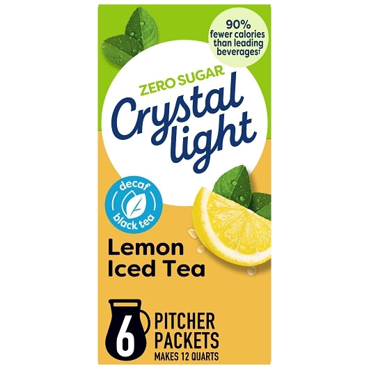 Crystal Light Iced Tea Decaf Beverage Mix, 12 x 1.5 oz Case - DOT product image 4