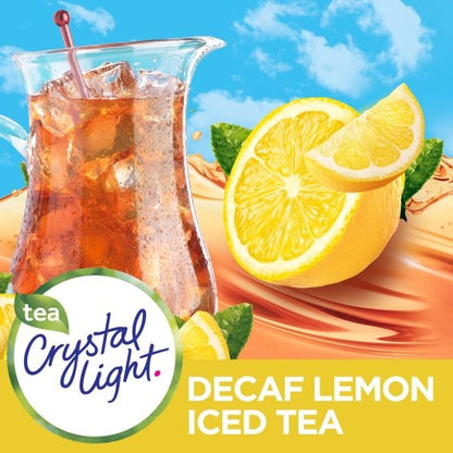 Crystal Light Iced Tea Decaf Beverage Mix, 12 x 1.5 oz Case - DOT product image 3