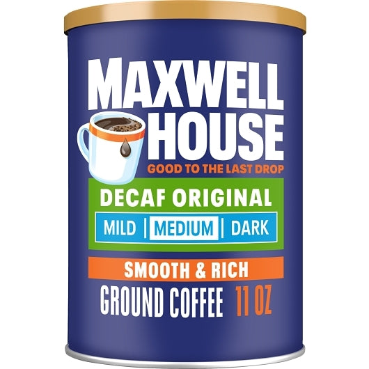 Maxwell House Decaffeinated Original Medium Ground Coffee, 6 x 311 GR Case - DOT product image 8