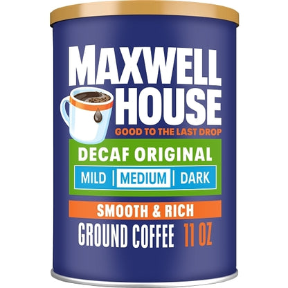 Maxwell House Decaffeinated Original Medium Ground Coffee, 6 x 311 GR Case - DOT product image 8