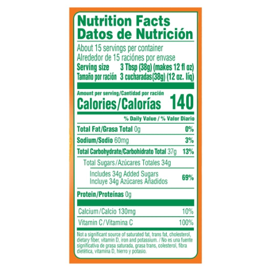 Tang BEVERAGE TANG ORANGE 2020 OUNCE, 12 x 20 oz Case - DOT product image 8