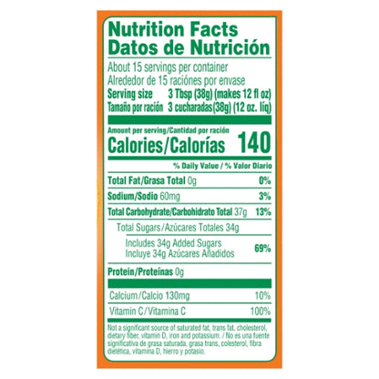Tang BEVERAGE TANG ORANGE 2020 OUNCE, 12 x 20 oz Case - DOT product image 8