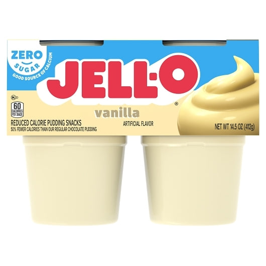 Jell-O Ready To Eat Dessert Vanilla Sugar Free Pudding, 6 x 412 GR Case - DOT product image 2