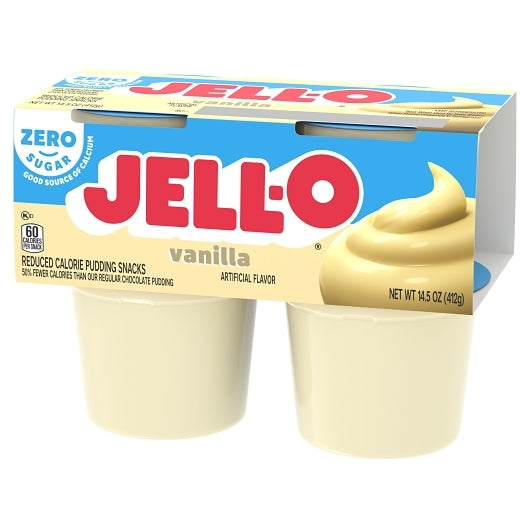 Jell-O Ready To Eat Dessert Vanilla Sugar Free Pudding, 6 x 412 GR Case - DOT product image 4