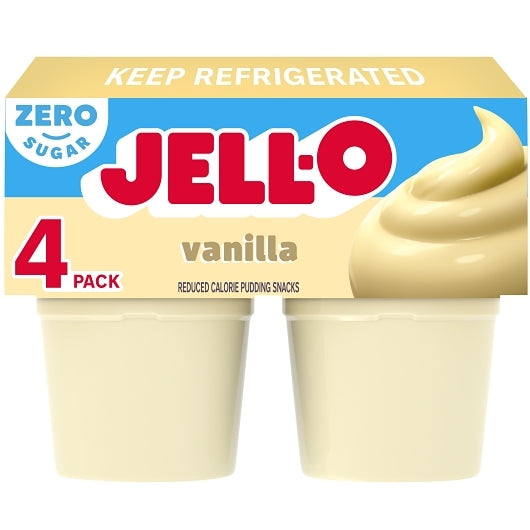 Jell-O Ready To Eat Dessert Vanilla Sugar Free Pudding, 6 x 412 GR Case - DOT product image 3