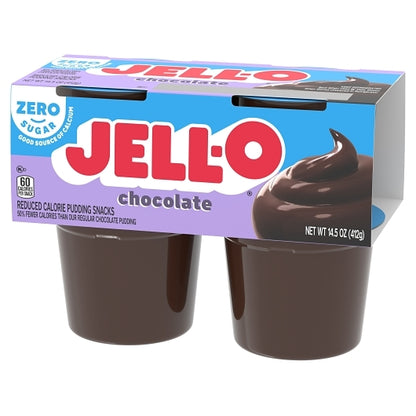 Jell-O Ready To Eat Dessert Chocolate Sugar Free Pudding, 6 x 14.5 oz Case - DOT product image 4