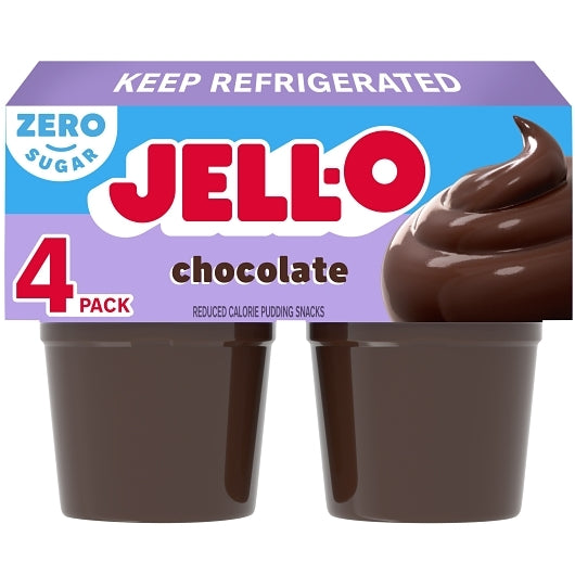 Jell-O Ready To Eat Dessert Chocolate Sugar Free Pudding, 6 x 14.5 oz Case - DOT product image 3