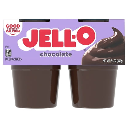 Jell-O Ready To Eat Dessert Original Chocolate Pudding, 6 x 440 GR Case - DOT product image 2