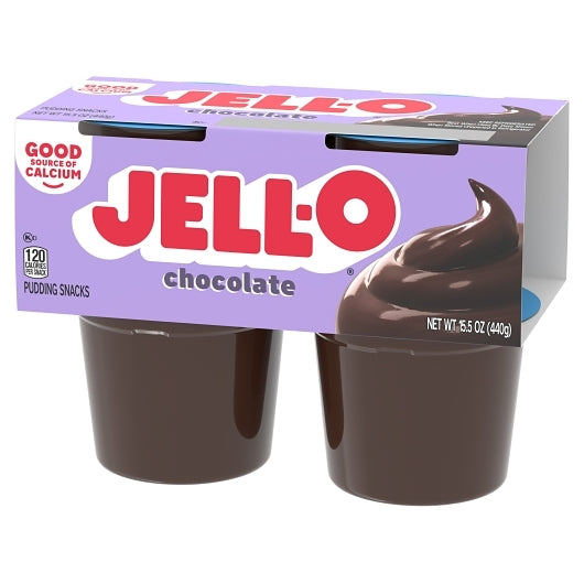 Jell-O Ready To Eat Dessert Original Chocolate Pudding, 6 x 440 GR Case - DOT product image 4