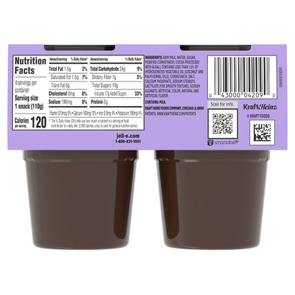 Jell-O Ready To Eat Dessert Original Chocolate Pudding, 6 x 440 GR Case - DOT product image 5