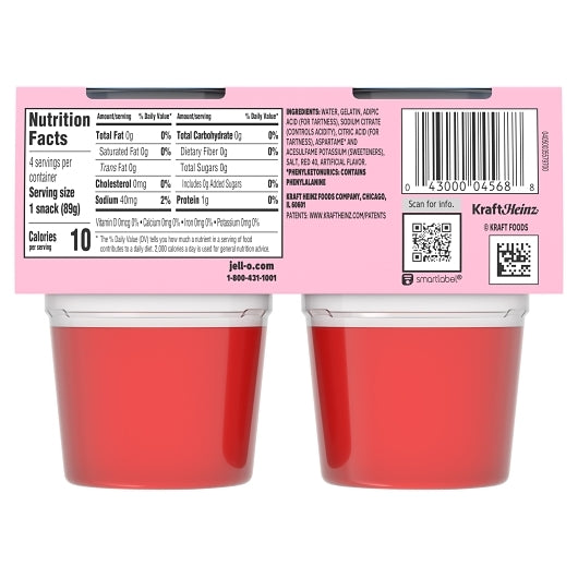 Jello Ready To Sugar Free Ready To Eat Strawberry Dessert, 6 x 12.5 oz Case - DOT product image 5